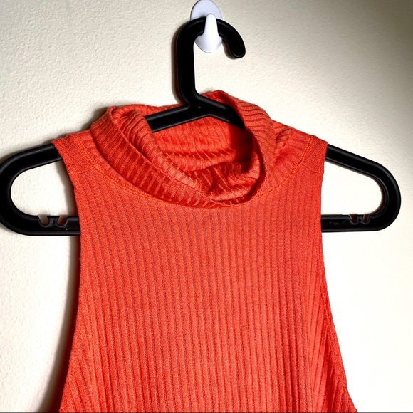 Free People | turtleneck tank orange lightweight - Picture 3 of 8